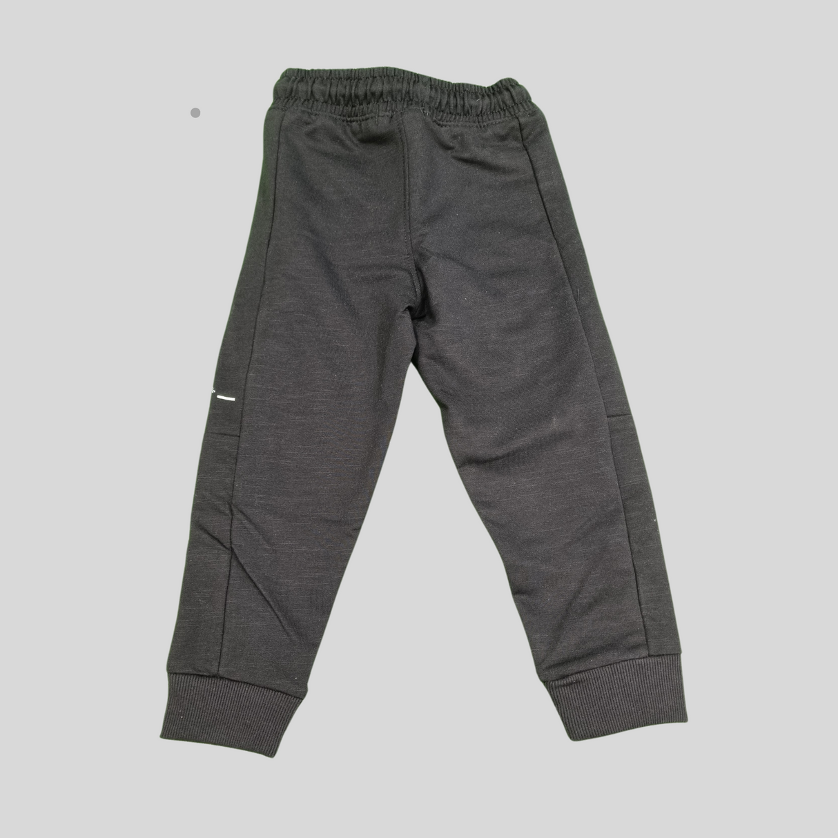 Boys’ Black Jogger Pants with Neon Green Drawstring – Casual Sportswear