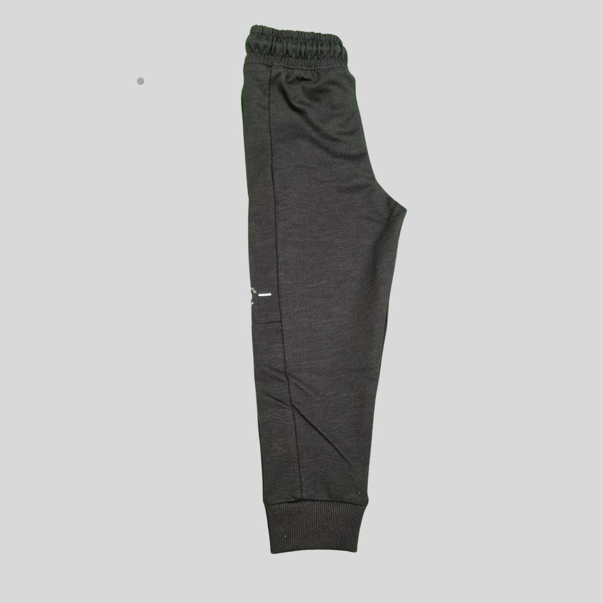 Boys’ Black Jogger Pants with Neon Green Drawstring – Casual Sportswear