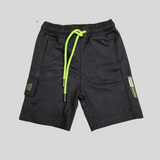 Boys' Casual Cotton Shorts with Neon Drawstring – Everyday Comfort Wear
