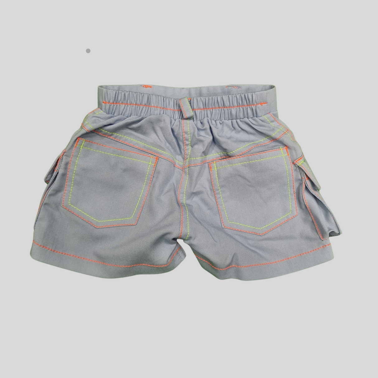 Trendy Girls’ Cargo Pocket Coordinate  Set – Neon Edge Street Style