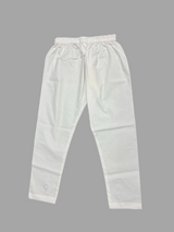 Boys’ White Kurta Pajama with Tricolor Sash – Independence Day Special Outfit