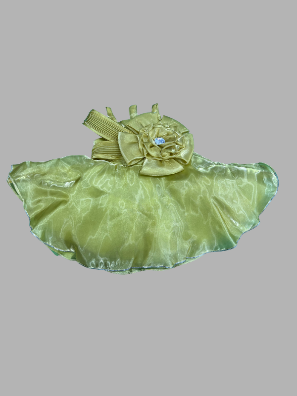 Baby Girls Midi/Knee Length Party Dress  (Green, Sleeveless)