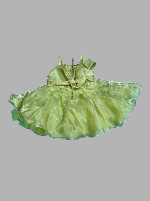 Baby Girls Midi/Knee Length Party Dress  (Green, Sleeveless)