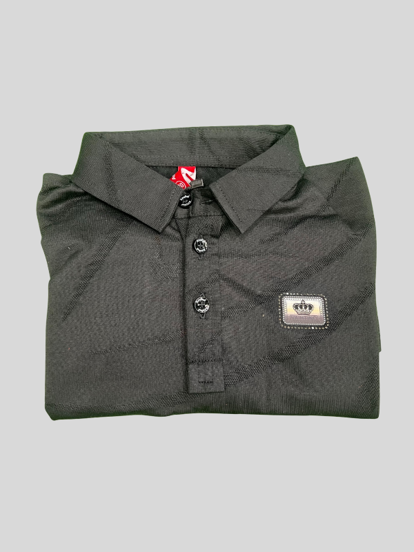 Boys' Black Polo T-Shirt–Classic & Stylish Look