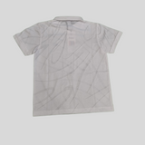 Classic Boys’ Polo T-Shirt – Stylish Summer Wear (White & Green)