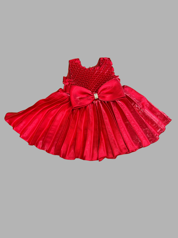 Baby Girls Midi/Knee Length Party Dress  (Pink, Sleeveless)