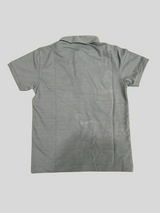 Boys' Blue Polo T-Shirt–Bold High Graphic Print