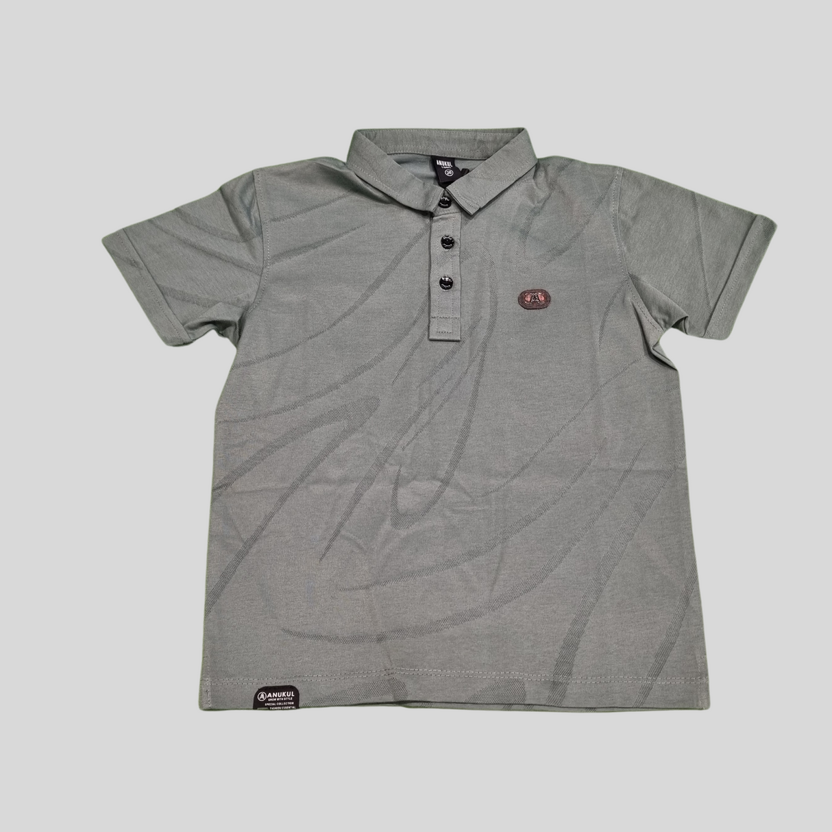 Classic Boys’ Polo T-Shirt – Stylish Summer Wear (White & Green)