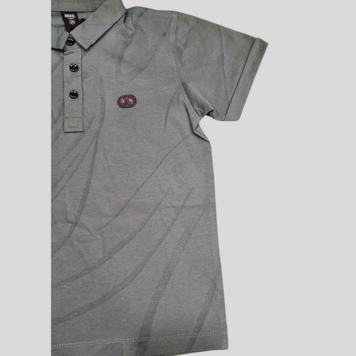 Classic Boys’ Polo T-Shirt – Stylish Summer Wear (White & Green)