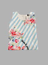 Floral Sleeveless Baby Top – "Bloom & Grow" Design