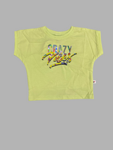 baby girl short t-shirt/Kids' “Crazy Vibes” Graphic T-Shirt
