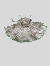 Baby Girls Midi/Knee Length Party Dress  (Peach, Sleeveless)