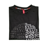 Boys’ Graphic Circle Print T-Shirt – Black & Navy Blue