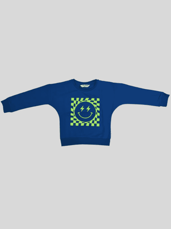 Girls Leisure Full Sleeves Printed Regular Top - Blue