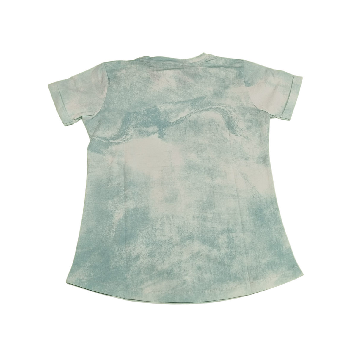 Girls' Tie-Dye Graphic T-Shirt – "Feelings" Artistic Print T-Shirt