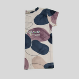"Magique" Girls' Abstract Printed T-Shirt – Dreamy Elegance Collection