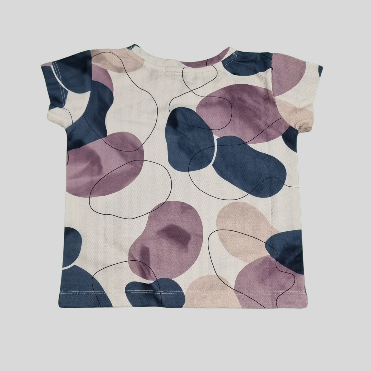 "Magique" Girls' Abstract Printed T-Shirt – Dreamy Elegance Collection
