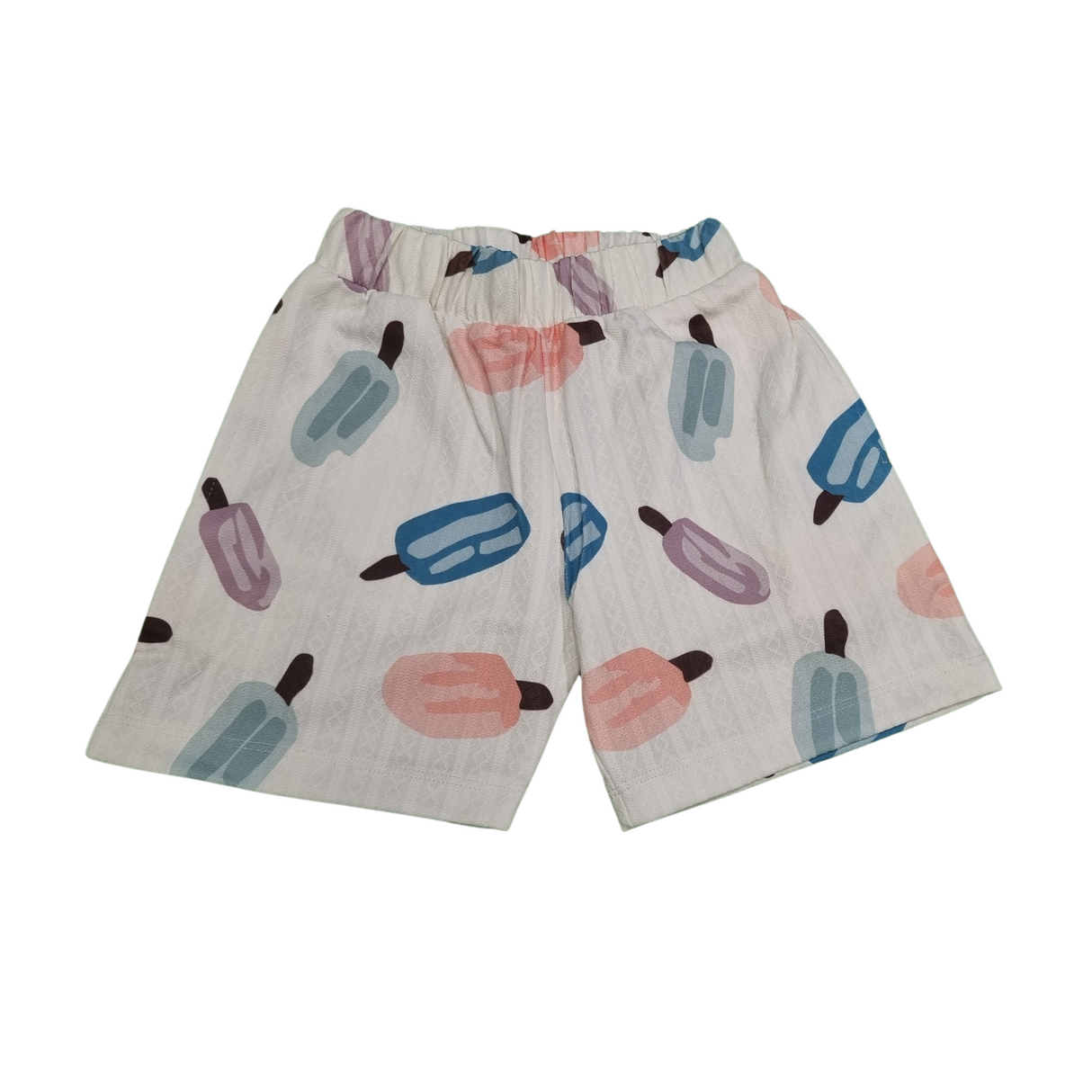 Girls' Ice Cream Print Summer Co-Ordinate Set – "Sweet is Coolest" T-Shirt & Shorts