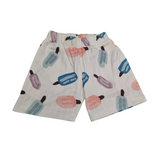Girls' Ice Cream Print Summer Co-Ordinate Set – "Sweet is Coolest" T-Shirt & Shorts