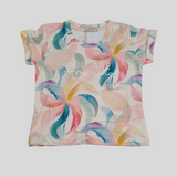 Girls’ “You Are Amazing” Floral Print Summer Set – T-Shirt & Shorts