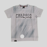 Trendy Boys Graphic T-Shirt – “Relax & Enthusiastic” + “Embrace the Journey” Collection