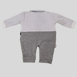 Baby Boy Formal Romper with Vest & Bow Tie – 3-Piece Look in One
