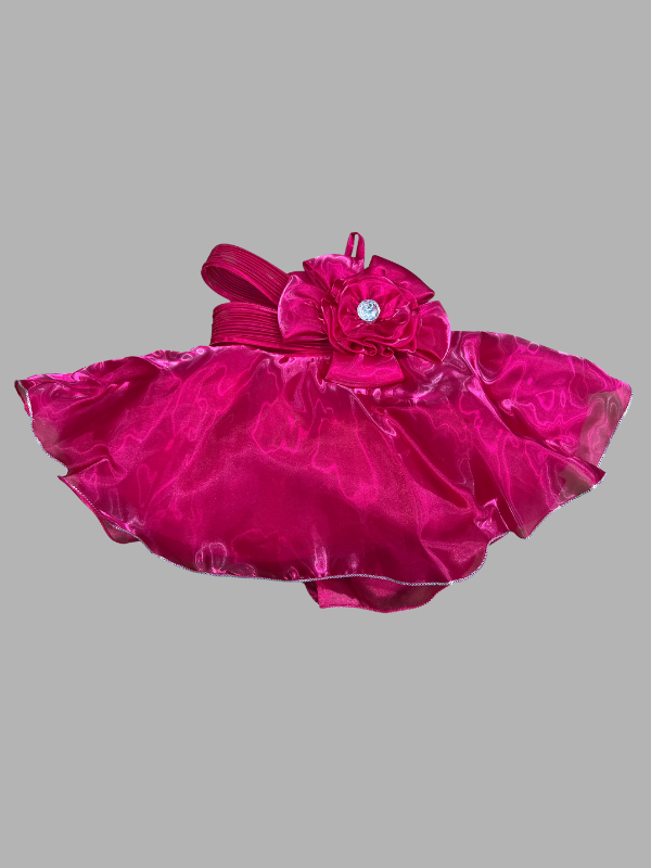 Baby Girls Midi/Knee Length Party Dress  (Pink, Sleeveless)