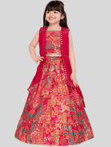 Girls Traditional Sleeves Less Long Choli - Rani