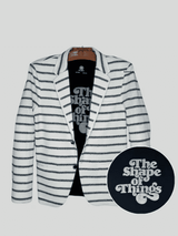 Boys Party Blazer With T-Shirt -Cream