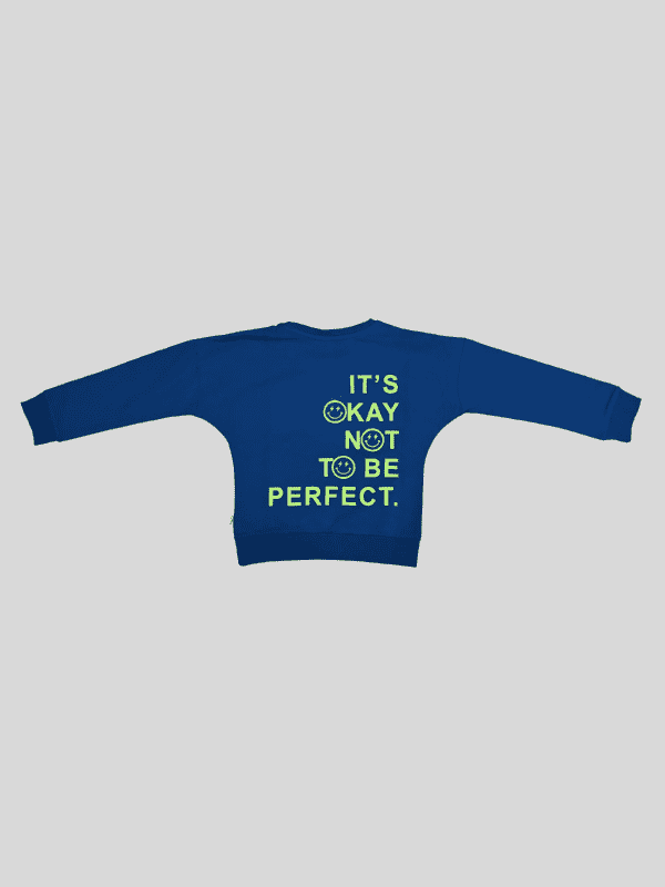 Girls Leisure Full Sleeves Printed Regular Top - Blue