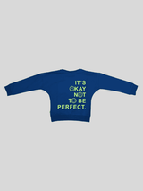 Girls Leisure Full Sleeves Printed Regular Top - Blue