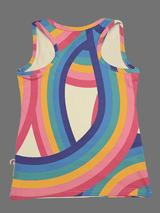 Girls Casual Sleeves Less Printed Regular Top - Pink