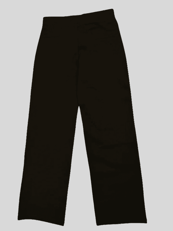 Girls Casual Plain Jeans Jeggings W/O Rib - Black