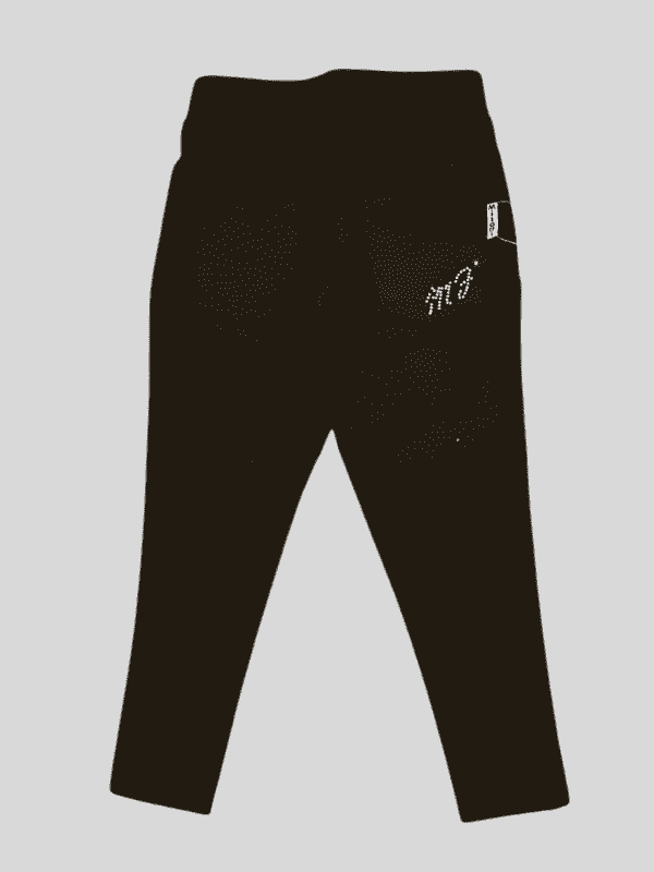 Girls Casual Plain Jeans Jeggings W/O Rib - Black