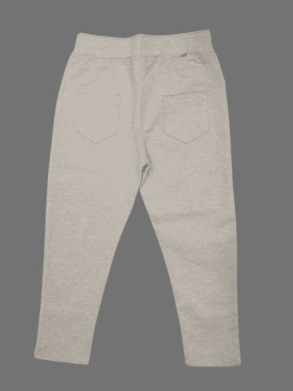 Girls Casual Plain Yoga Pant  - Grey