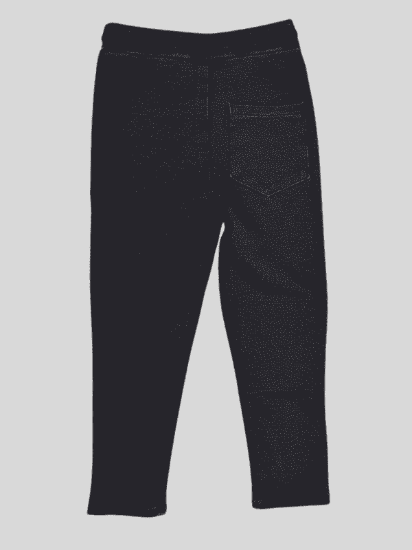 Boys Leisure Plain Rib Waist Track Pant W/O Rib - Navy Blue