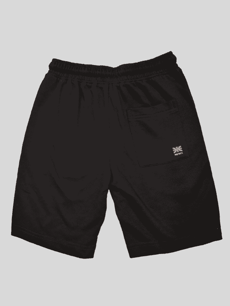 Boys Leisure Plain Rib Waist Shorts  - Blue