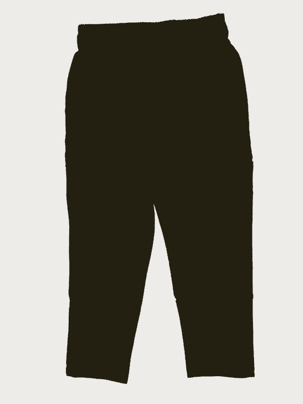 Boys Leisure Plain Rib Waist Track Pant W/O Rib - Green