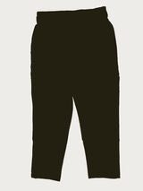 Boys Leisure Plain Rib Waist Track Pant W/O Rib - Green