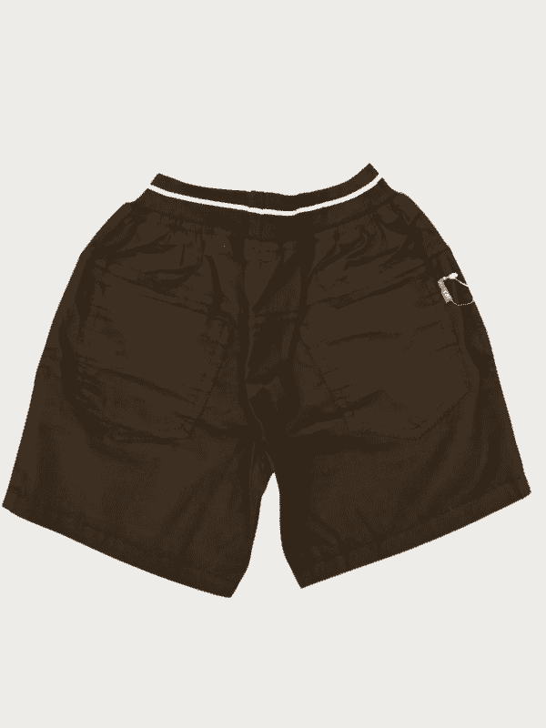Boys Casual Plain Cotton Shorts Full Elastic - Black