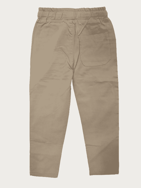 Boys Leisure Plain Rib Waist Track Pant W/O Rib - L.Grey