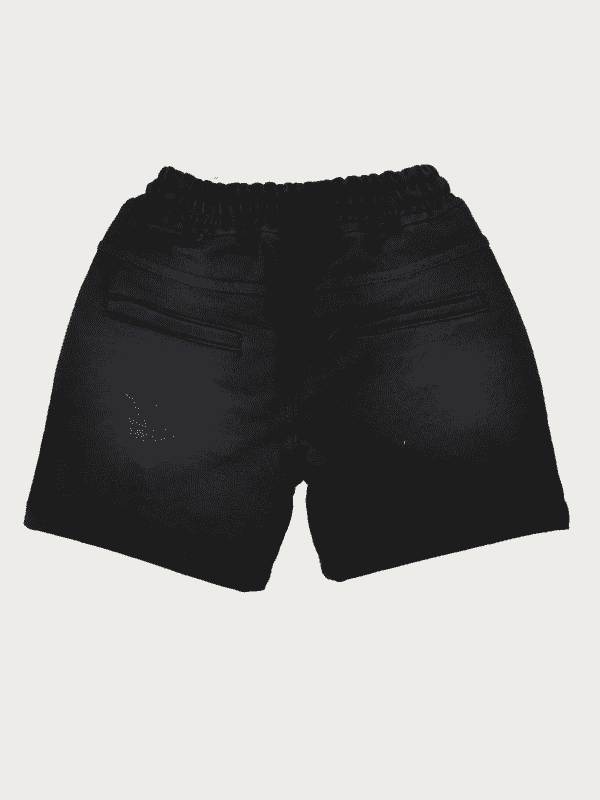 Boys Leisure Plain Elastic Waist Shorts Full Elastic - D.Blue