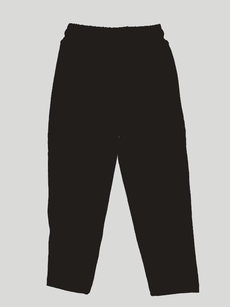 Boys Leisure Plain Rib Waist Track Pant W/O Rib - Navy Blue