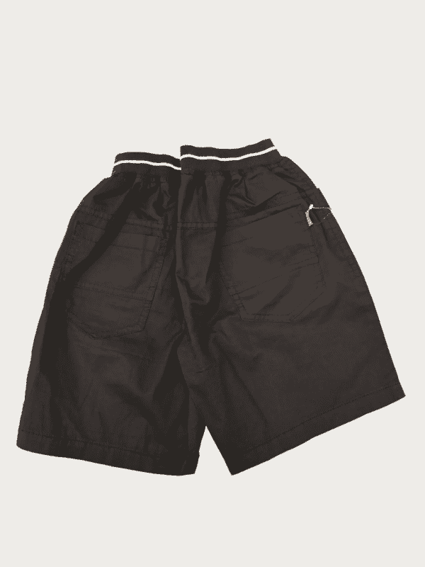 Boys Casual Plain Cotton Shorts Full Elastic - Navy Blue