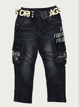 Boys Casual Stylish Regular Fit Pant for Boy - Blue