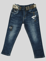 Boys Casual Stylish Regular Fit Pant for Boy - Blue