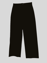 Girls Casual Plain Jeans Jeggings W/O Rib - Black