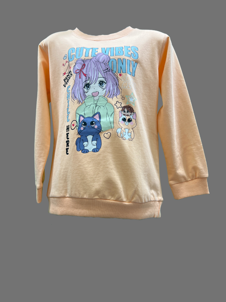 Peach-Sweatshirt